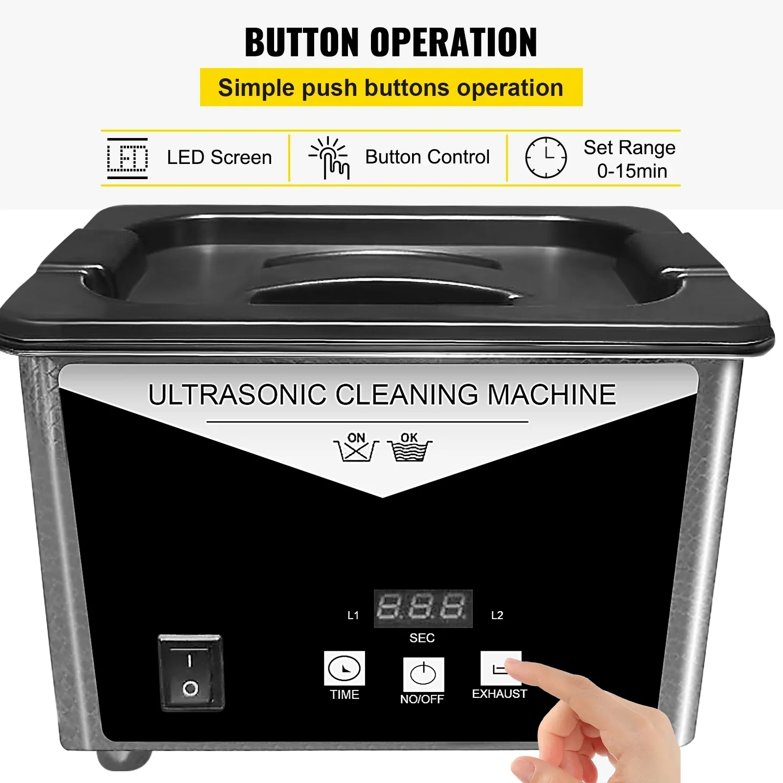 SIHAO Ultrasonic Cleaner Stain - Home Appliances recension och pris