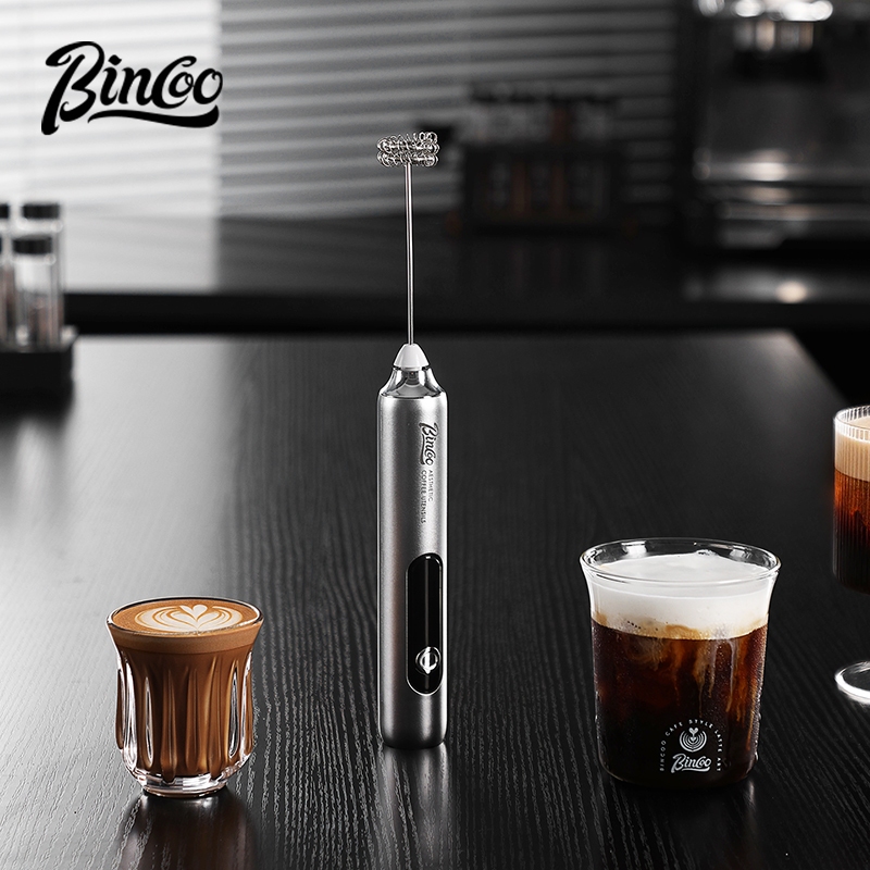 Bincoo Digital Handheld Milk F - Electric Milk Frother Handheld recension och pris