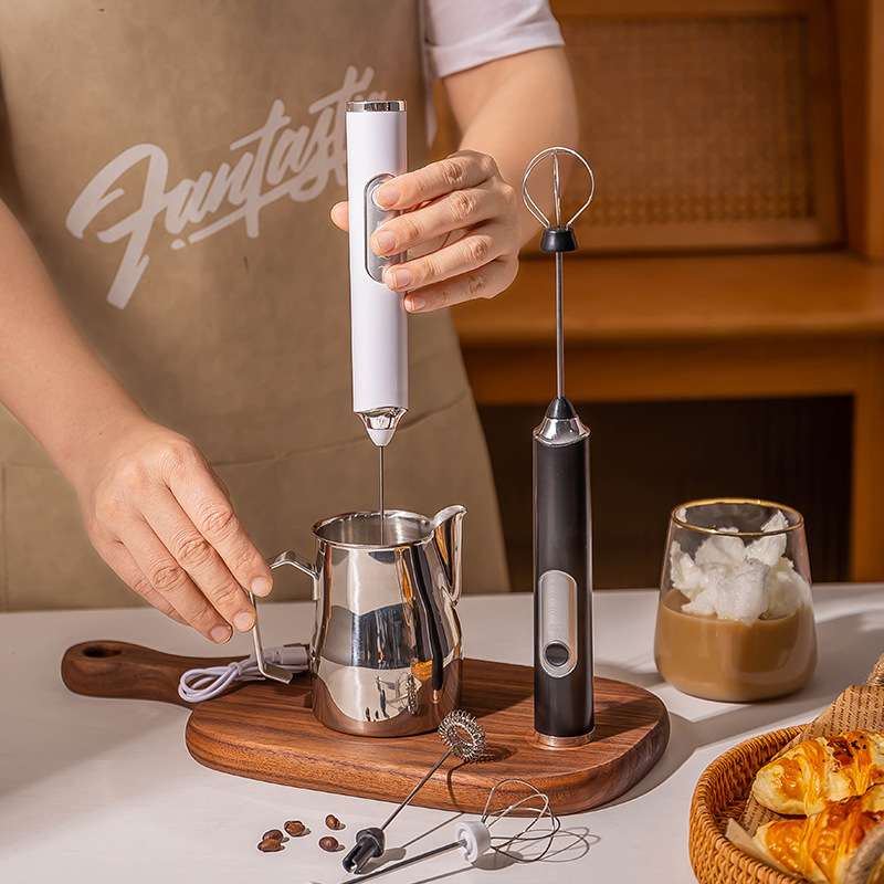 Electric Milk Foamer Blender W - Immersion Hand Blender Set recension och pris
