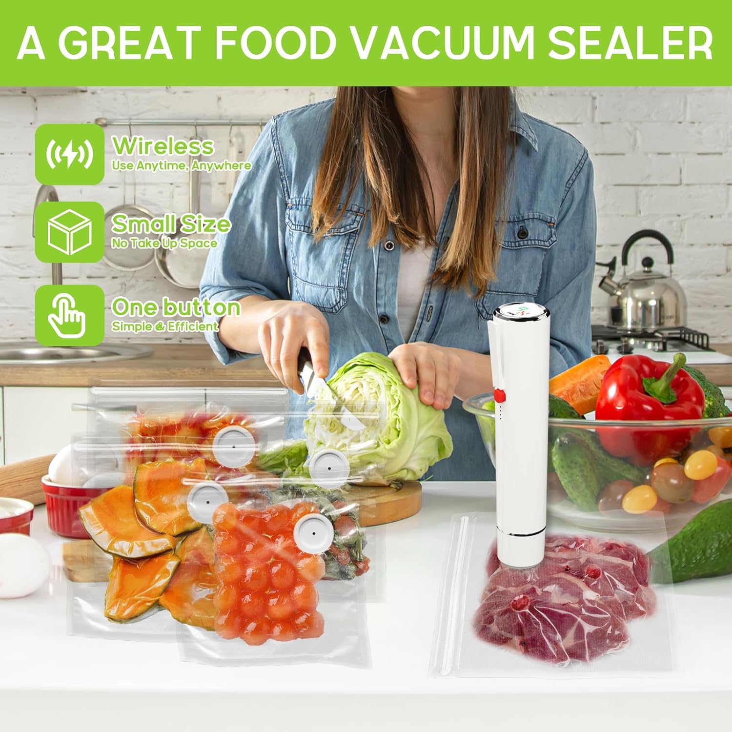Vacuum Sealer Handheld vacuum  - Food Vacuum Sealer Machine recension och pris